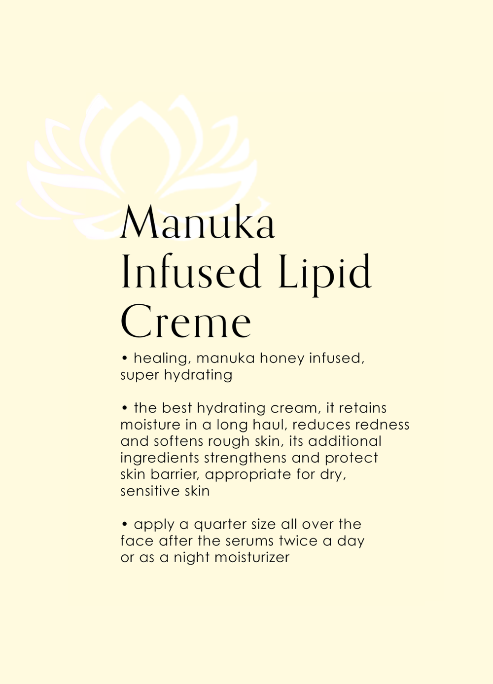 Manuka_Infused_Lipid_Creme Spalina Skincare
