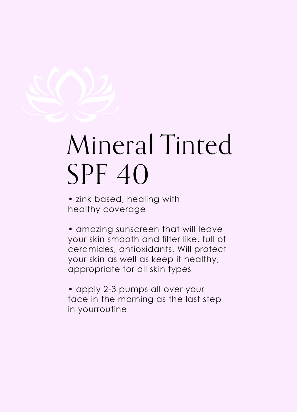 Mineral_Tinted_SPF_40_Sunscreen Spalina Skincare Online