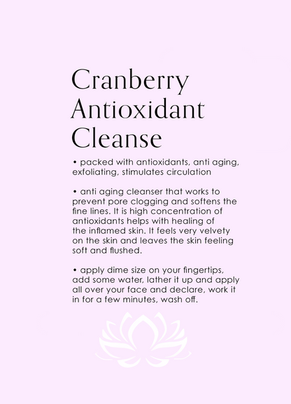 Cranberry_Antioxidant_Cleanse_Best Face Cleanser Online
